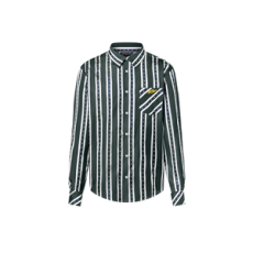 루이비통 롱 슬리브드 실크 셔츠