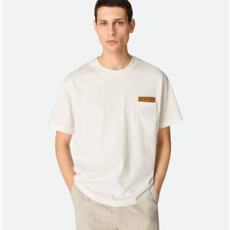 보테가베네타 피마 코튼 저지 티셔츠 초크