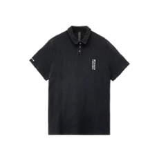 크롬하츠 와플 자수 스크립트 실버 버튼 폴로 티셔츠