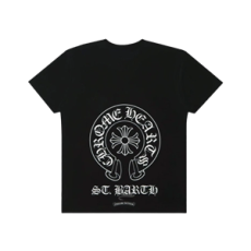 크롬하츠 홀스슈 티셔츠 블랙 - 생바르텔레미 한정