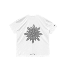 크롬하츠 플로랄 티셔츠 화이트