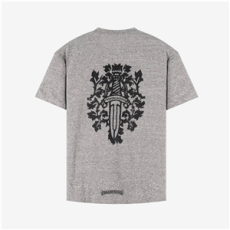 크롬하츠 대거 프린팅 라운드 티셔츠