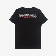 크롬하츠 스크롤라벨 티셔츠 블랙 - 뉴욕 한정