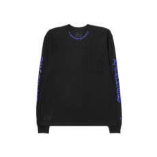 크롬하츠 1988 롱슬리브 티셔츠 블루 블랙