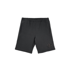 크롬하츠 블랙 트리플 크로스 레더 패치 쇼츠