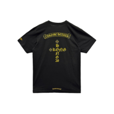 크롬하츠 홍콩 익스클루시브 스크롤 로고 반팔 티셔츠