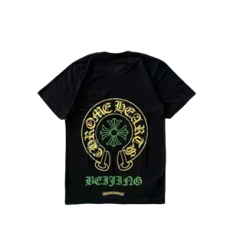 크롬하츠 베이징 10주년 한정판 홀스슈 로고 반팔 티셔츠