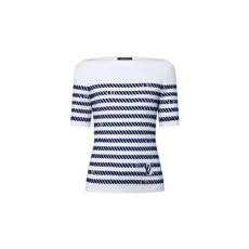 루이비통 로프 스트라이프 니트 탑 반팔 티셔츠 1AHJDY