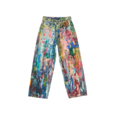 아크네 스튜디오 배기 핏 진 1981F 블루 멀티