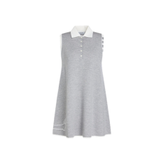 톰브라운 헥터 A라인 미니 드레스 그레이