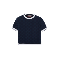 구찌 GG 파인 코튼 자카드 탑