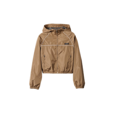 미우미우 테크니컬 실크 블루종 재킷