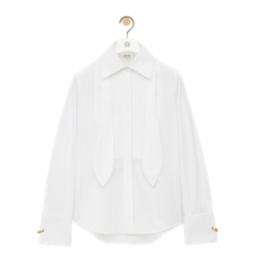 로에베 코튼 셔츠 화이트