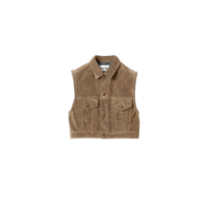 미우미우 워싱 플록 샴브레이 베스트 타바코