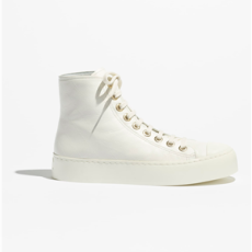 샤넬 프린티드 램스킨 화이트