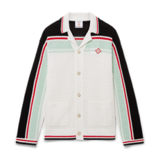 카사블랑카 코튼 테니스 크로셰 셔킷