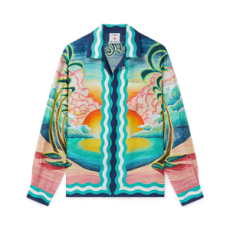 카사블랑카 댄스 드라메르 실크 롱슬리브 셔츠