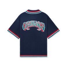 카사블랑카 고딕 크로셰 네이비 셔츠