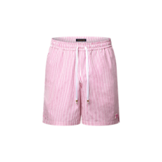 루이비통 모노그램 스트라이프 쇼츠 푸시아