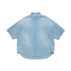 아크네스튜디오 버튼업 로고 스탬프 셔츠