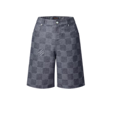 루이비통 다미에 데님 샴브레이 쇼츠