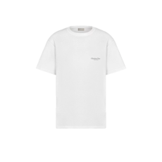 디올 꾸뛰르 캐주얼 코튼 티셔츠 화이트