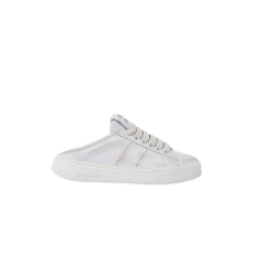 미우미우 블리치드 레더 뮬 스니커즈 화이트