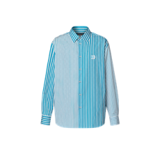 루이비통 모노그램 패치워크 스트라이프 셔츠