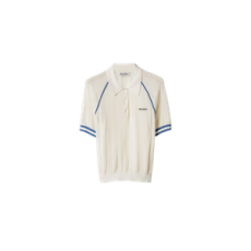 미우미우 코튼 니트 폴로 셔츠
