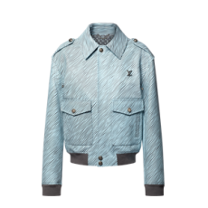 루이비통 LV x 박서보 에피 레더 플라이트 재킷