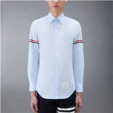 톰브라운 클래식 포플린 암밴드 셔츠 스카이 블루