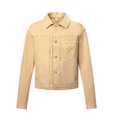 루이비통 가먼트 다이드 데님 타입 II 트러커 재킷 사하라 선