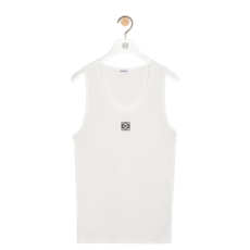 로에베 아나그램 탱크탑 코튼 화이트