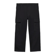 프라다 캐주얼 코튼 카고 팬츠 블랙