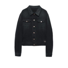 프라다 데님 블루종 재킷