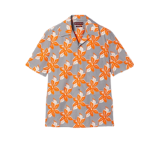 구찌 프린트 코튼 포플린 셔츠