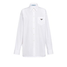 프라다 포플린 셔츠