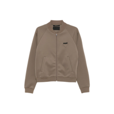 프라다 테크니컬 플리스 집업 자켓 바크 브라운