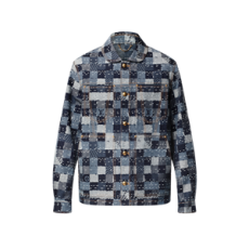 루이비통 다미에 데님 워크웨어 블루종