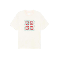 지방시 4G 코튼 티셔츠 아이보리