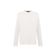 루이비통 엠보스드 LV 롱 슬리브드 티셔츠