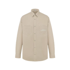디올 앤 루이스 해밀턴 셔츠 베이지 코튼