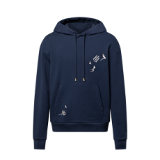 루이비통 자수 시그니처 후드티