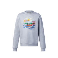 루이비통 자수 스웨트셔츠