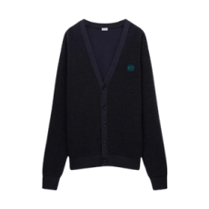 로에베 울 가디건 블루