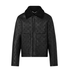 루이비통 시어링 엠보스드 모노그램 자켓