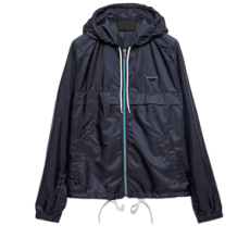 프라다 리나일론 블루종 자켓 블루