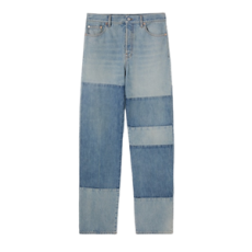 구찌 루즈핏 코튼 데님 팬츠