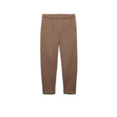 프라다 테크니컬 플리스 팬츠 브라운