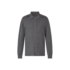 루이비통 코튼 니트 오버셔츠